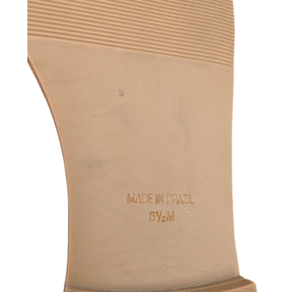 Steve Madden Knotts Pink Bow Slide Sandals Size 6.5 Blush Flat - Picture 9 of 9